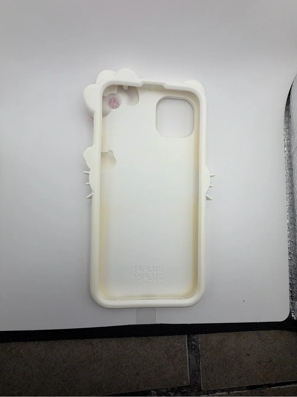 Sanrio Hello Kitty White and Red Silicone Phone Case